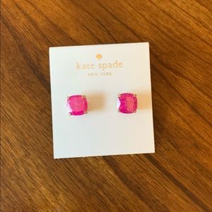 Kate Spade pink earrings.  EUC